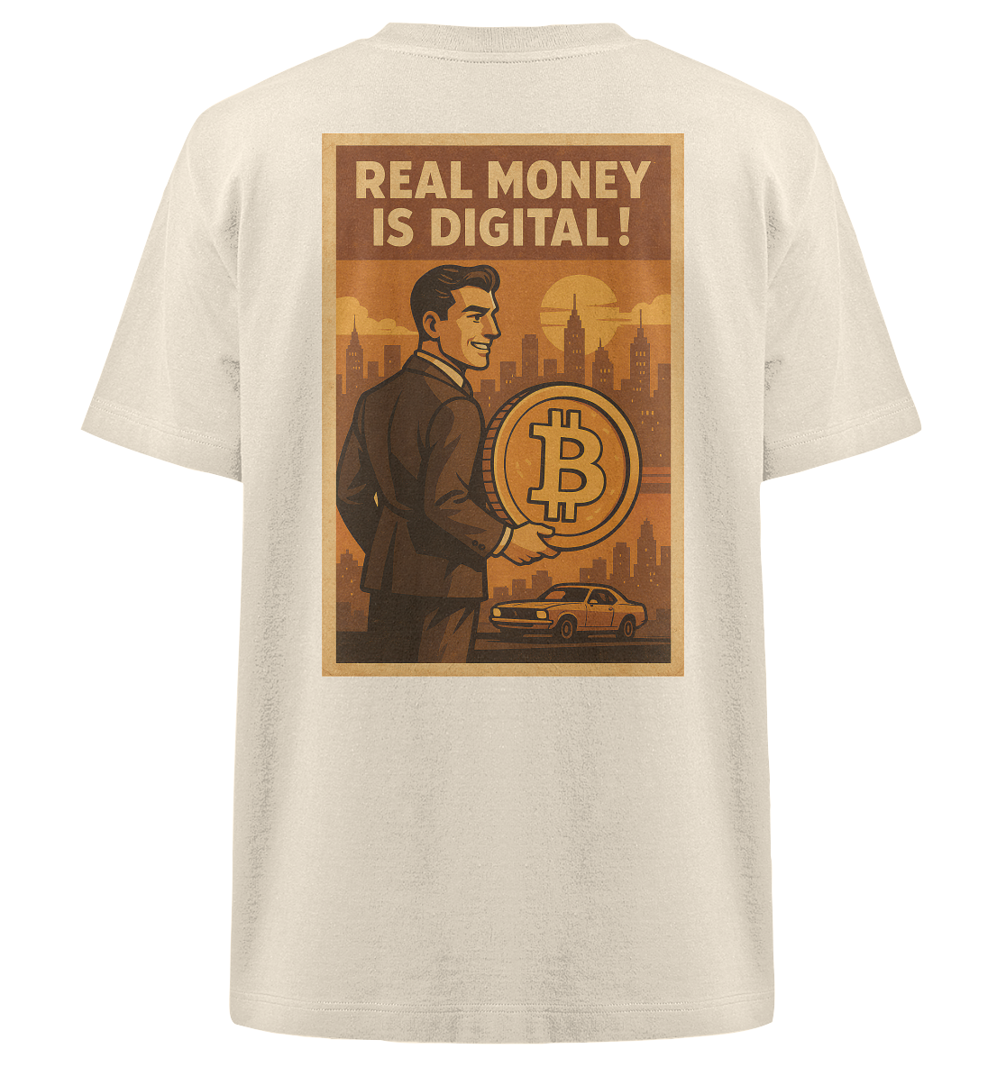 Bitcoin-Shirt "Real Money"