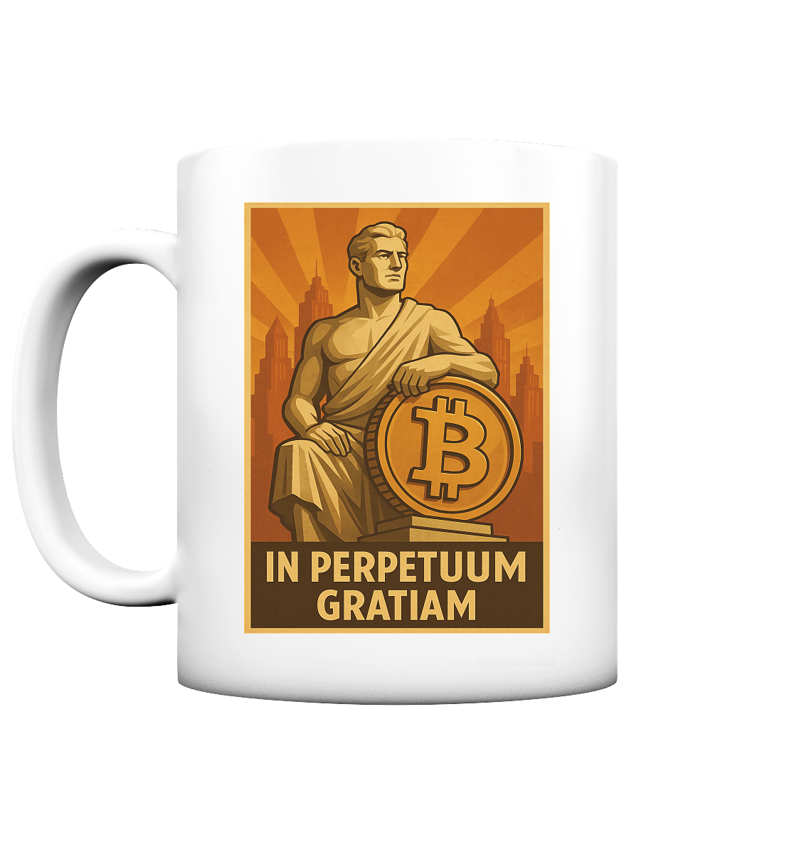Bitcoin-Tasse "Perpetuum Gratiam"