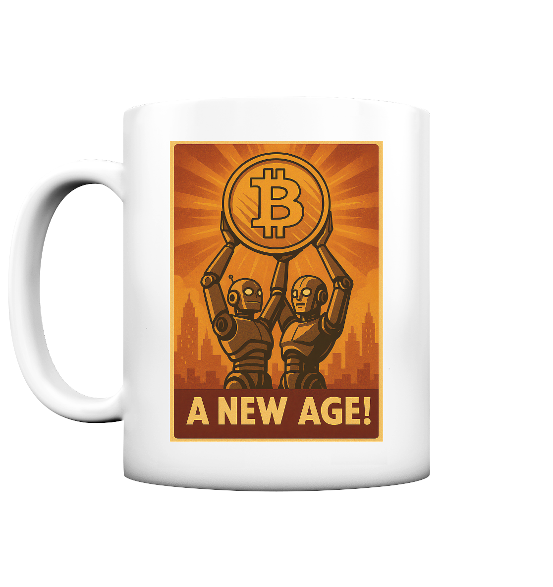 Bitcoin-Tasse "A New Age"