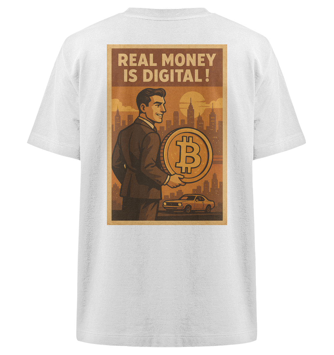 Bitcoin-Shirt "Real Money"