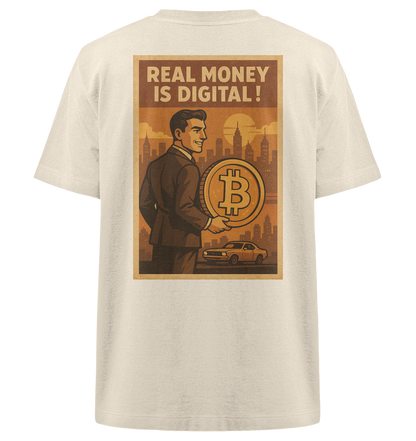Bitcoin-Shirt "Real Money"