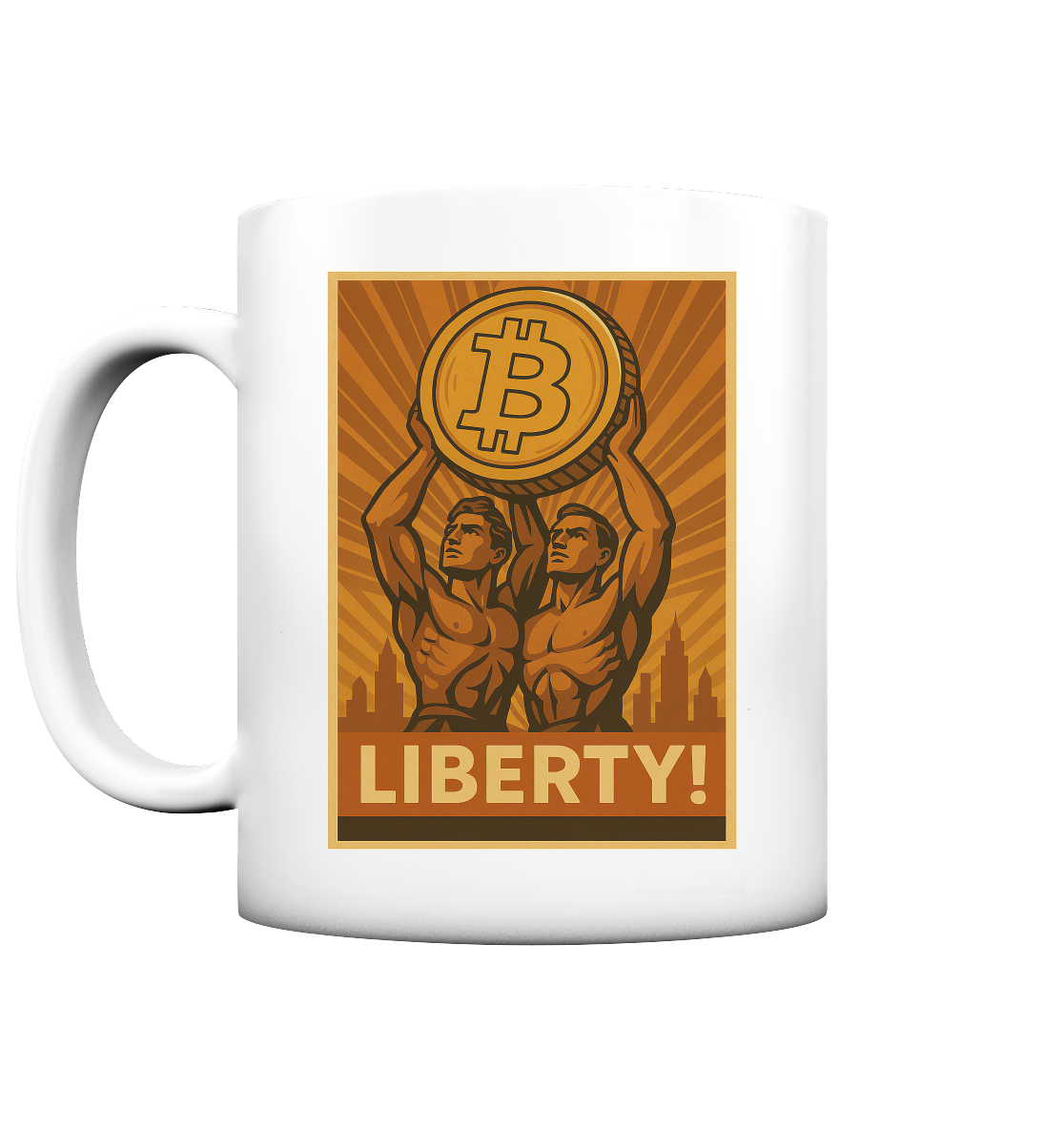 Bitcoin-Tasse "Liberty"