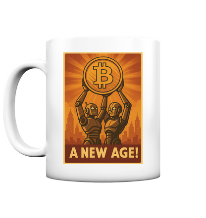 Bitcoin-Tasse "A New Age"
