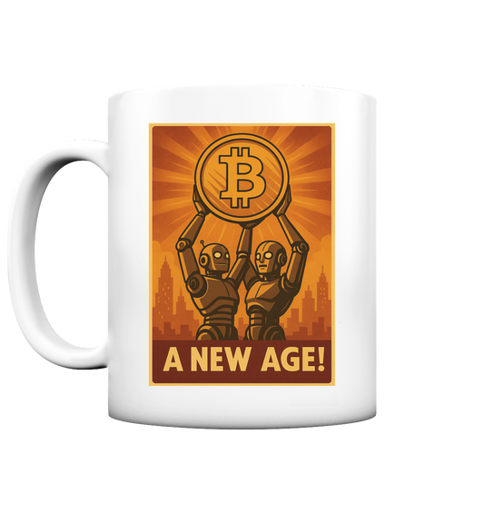 Bitcoin-Tasse "A New Age"
